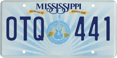 MS license plate OTQ441