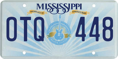 MS license plate OTQ448