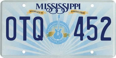 MS license plate OTQ452