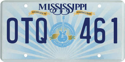 MS license plate OTQ461