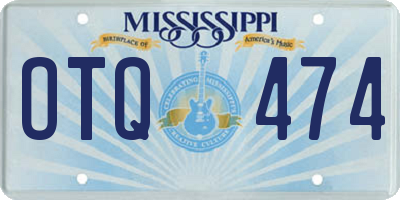 MS license plate OTQ474