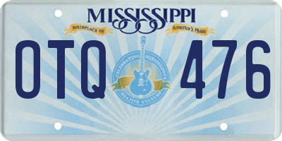 MS license plate OTQ476