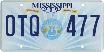 MS license plate OTQ477