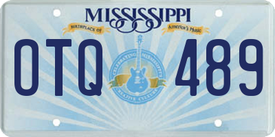 MS license plate OTQ489