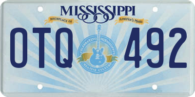 MS license plate OTQ492