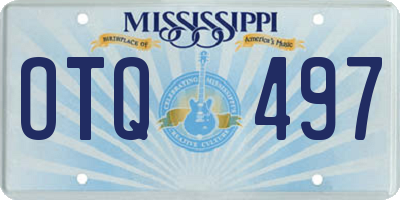 MS license plate OTQ497