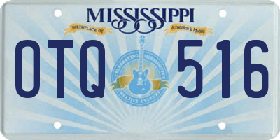 MS license plate OTQ516