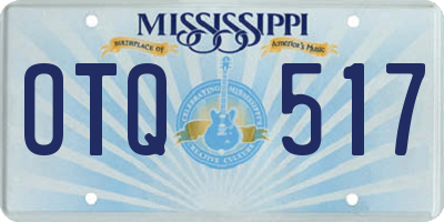 MS license plate OTQ517