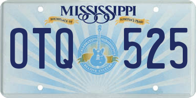 MS license plate OTQ525