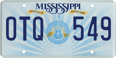 MS license plate OTQ549