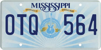 MS license plate OTQ564