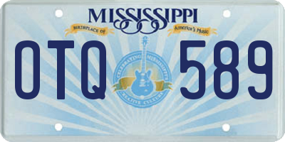 MS license plate OTQ589