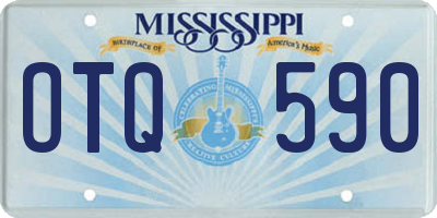 MS license plate OTQ590