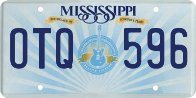 MS license plate OTQ596