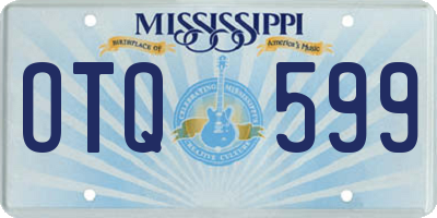 MS license plate OTQ599