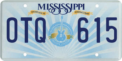 MS license plate OTQ615