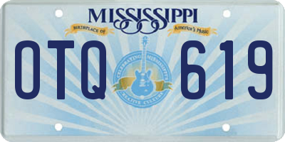 MS license plate OTQ619