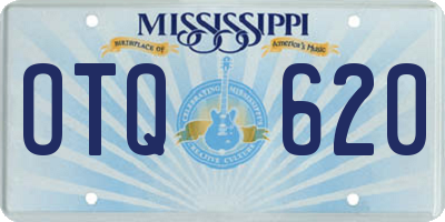 MS license plate OTQ620