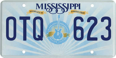 MS license plate OTQ623
