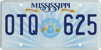 MS license plate OTQ625