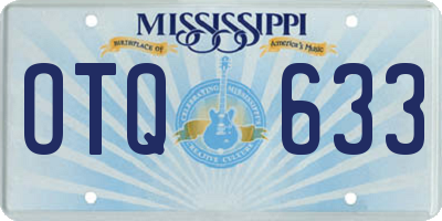 MS license plate OTQ633