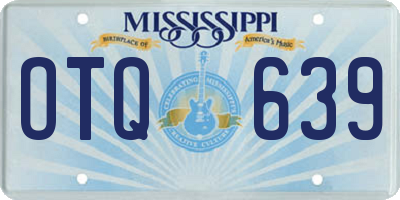 MS license plate OTQ639