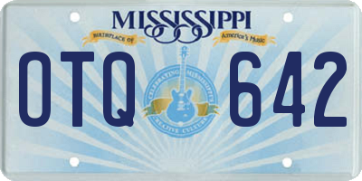 MS license plate OTQ642
