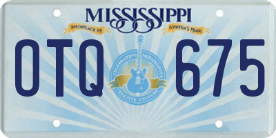 MS license plate OTQ675