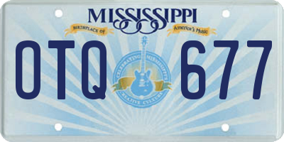 MS license plate OTQ677