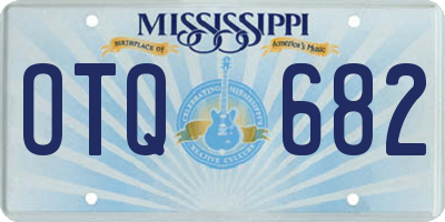 MS license plate OTQ682