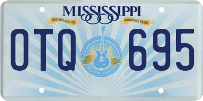 MS license plate OTQ695