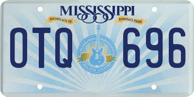 MS license plate OTQ696