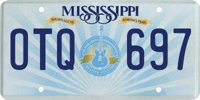 MS license plate OTQ697