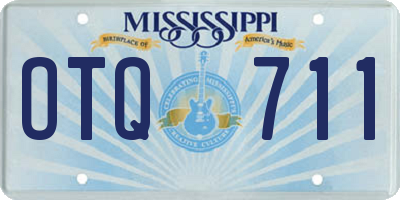 MS license plate OTQ711