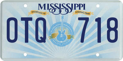 MS license plate OTQ718