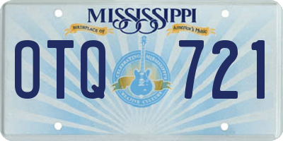 MS license plate OTQ721