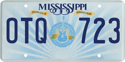 MS license plate OTQ723