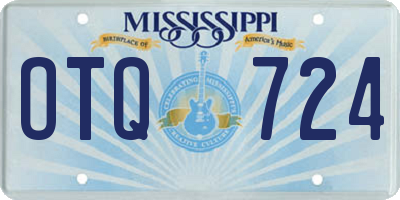 MS license plate OTQ724