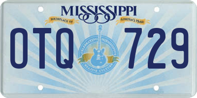 MS license plate OTQ729