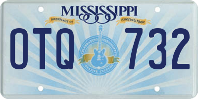 MS license plate OTQ732