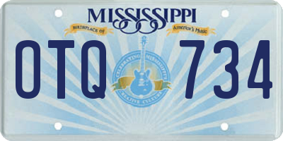 MS license plate OTQ734