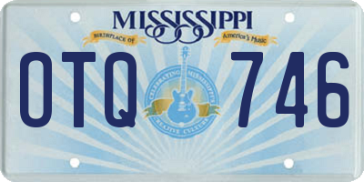 MS license plate OTQ746