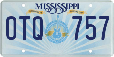 MS license plate OTQ757