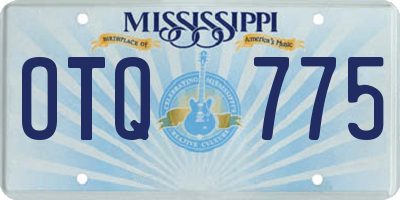 MS license plate OTQ775