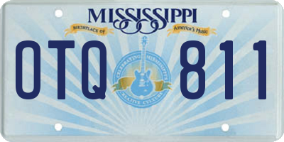 MS license plate OTQ811