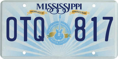 MS license plate OTQ817