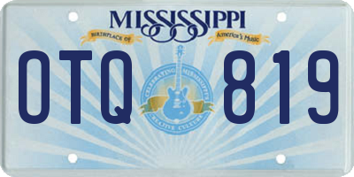 MS license plate OTQ819
