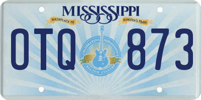 MS license plate OTQ873