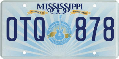 MS license plate OTQ878