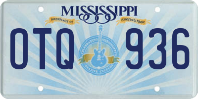 MS license plate OTQ936